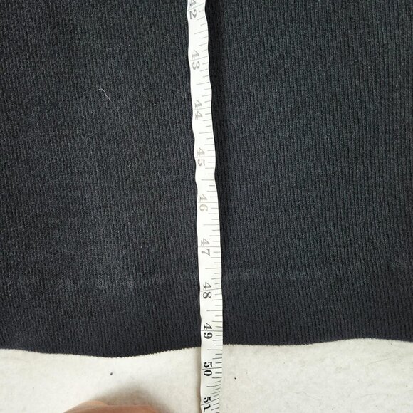 J Jill Dress Womens Large Petite Gray Black Vintage Cotton Sweater Maxi USA Made - Picture 8 of 12